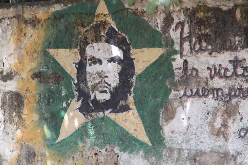 kubanisches Grafiti Che Guevara 
